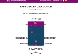 Baby gender predictor - 3