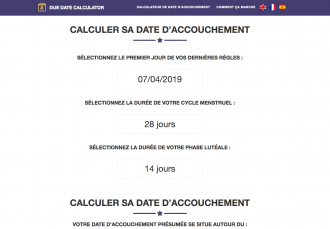 Due date calculator - 2