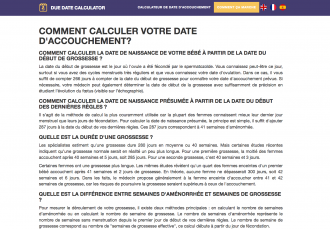 Due date calculator - 3