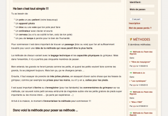 Pose ta méthode - 1