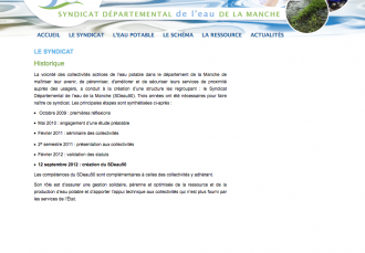Syndicat départemental de l'eau de la Manche - 1