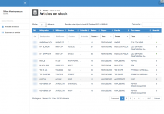 Application web - AppStock NewData
