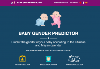 Application web - Baby gender predictor