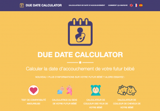 Application web - Due date calculator