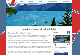 Site internet - Club nautique de Castillon