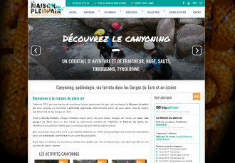 Site internet - Maison du plein air